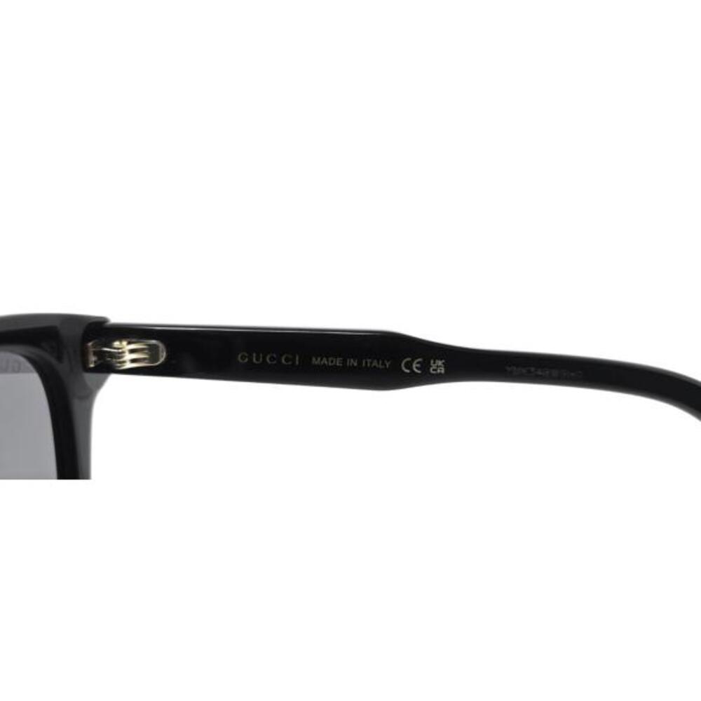 Gucci GG1264SA 001 Sunglasses Men's Black/Gray Lenses Square Shape 52mm NEW - Picture 7 of 8